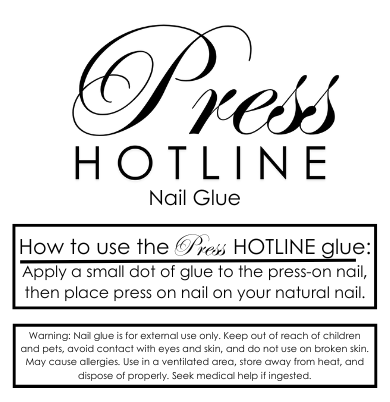 Press Hotline Nail Glue