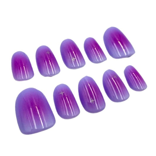 Purple Aura Nails