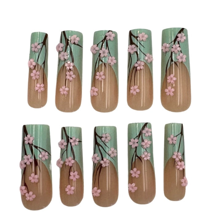 Cherry Blossom Nails